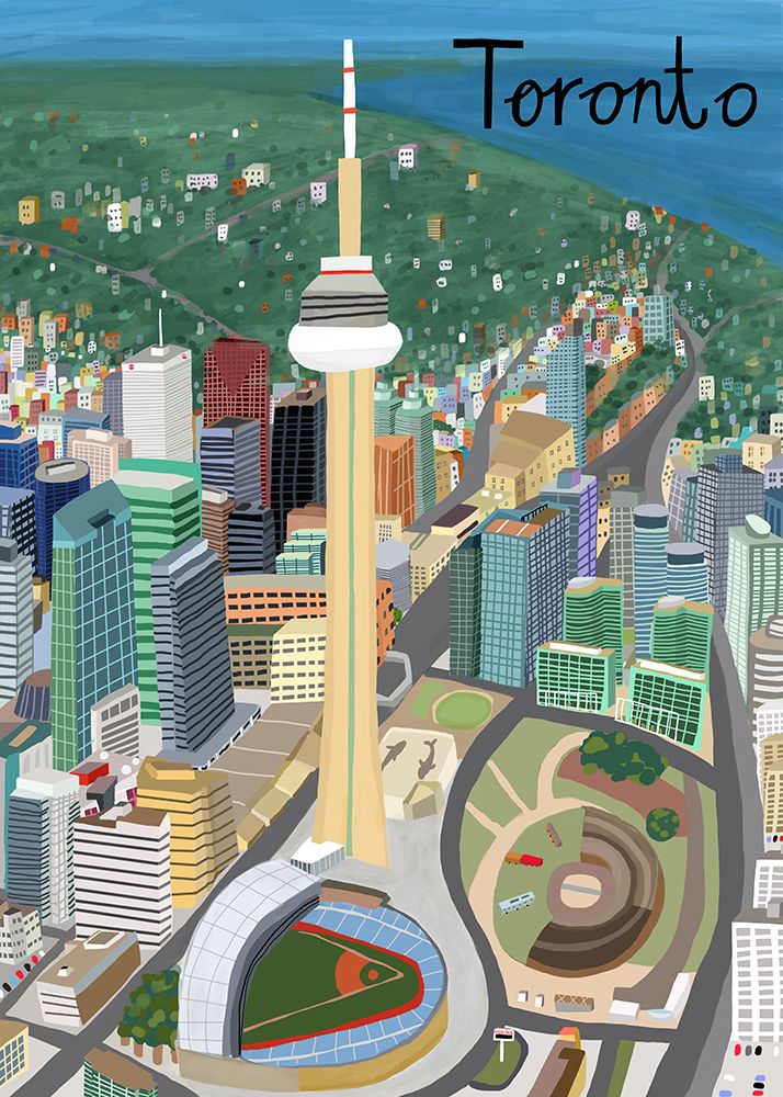 Toronto art print by Carla Daly for $57.95 CAD