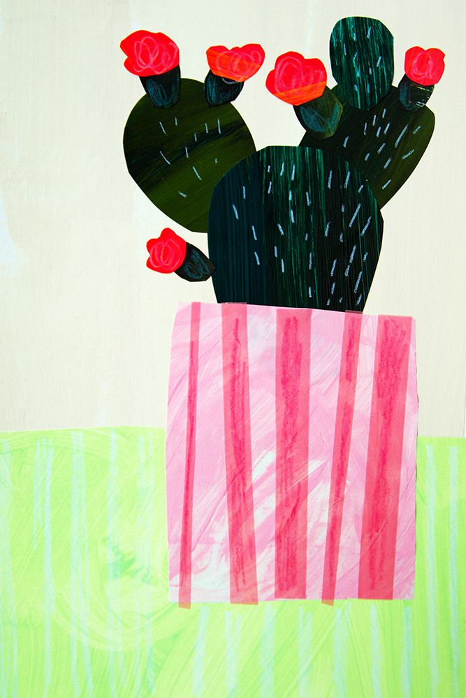 Emerald Cactus art print by Shelley Hampe for $57.95 CAD