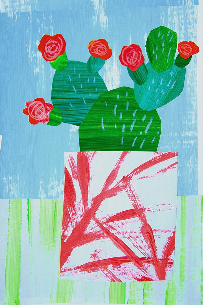 Tropical Cactus Still Life art print by Shelley Hampe for $57.95 CAD