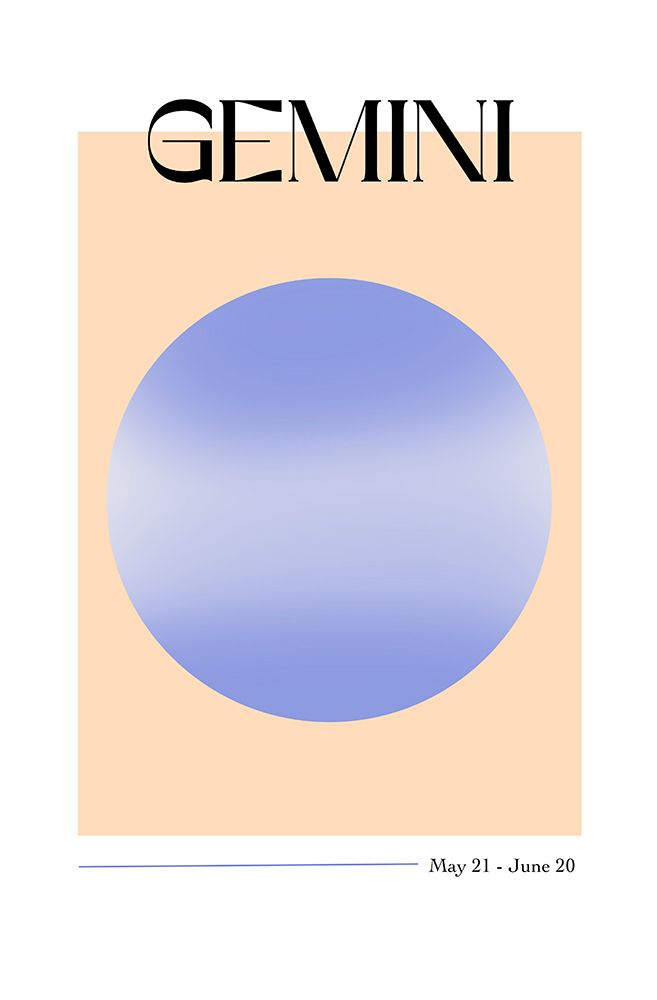 Gemini art print by Anne-Marie Volfova for $57.95 CAD