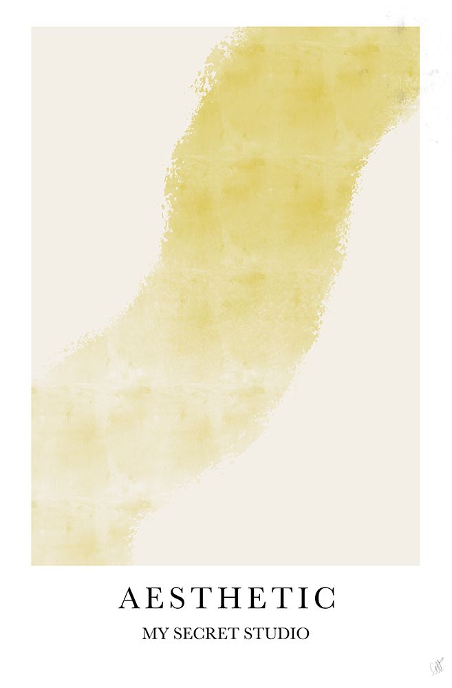 Yellow aesthetic art print by Anne-Marie Volfova for $57.95 CAD