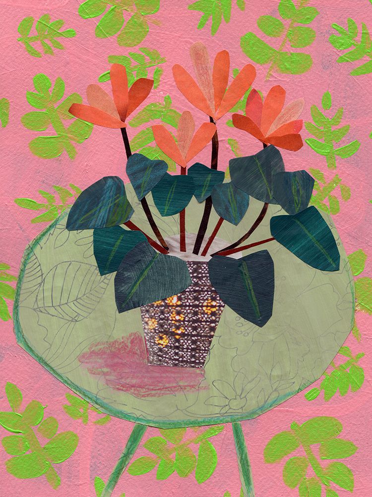 Matisse Inspired Still Life With Red Flowers art print by Shelley Hampe for $57.95 CAD
