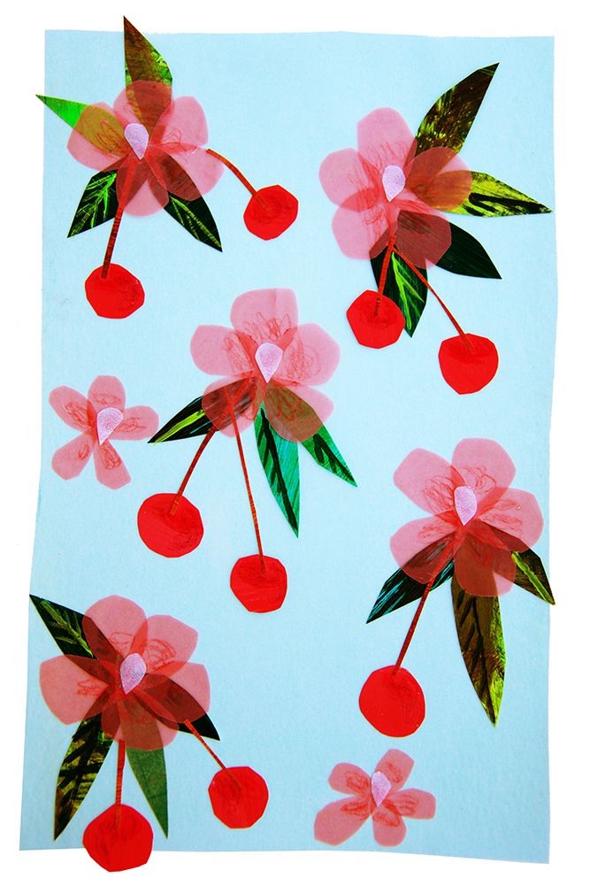 Cherry Blossom Bloom II art print by Shelley Hampe for $57.95 CAD