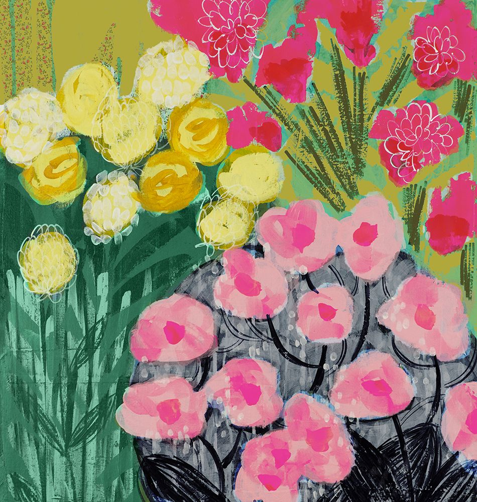 Pop Garden II art print by Shelley Hampe for $57.95 CAD