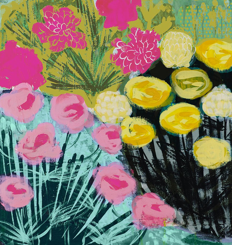 Pop Garden IIII art print by Shelley Hampe for $57.95 CAD
