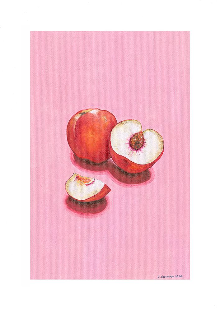 Peaches art print by Roxanne Moolman for $57.95 CAD