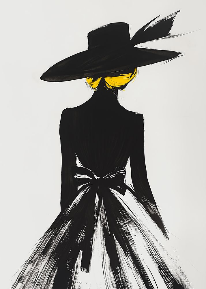The Lady In the Black Hat art print by Andreas Magnusson for $57.95 CAD