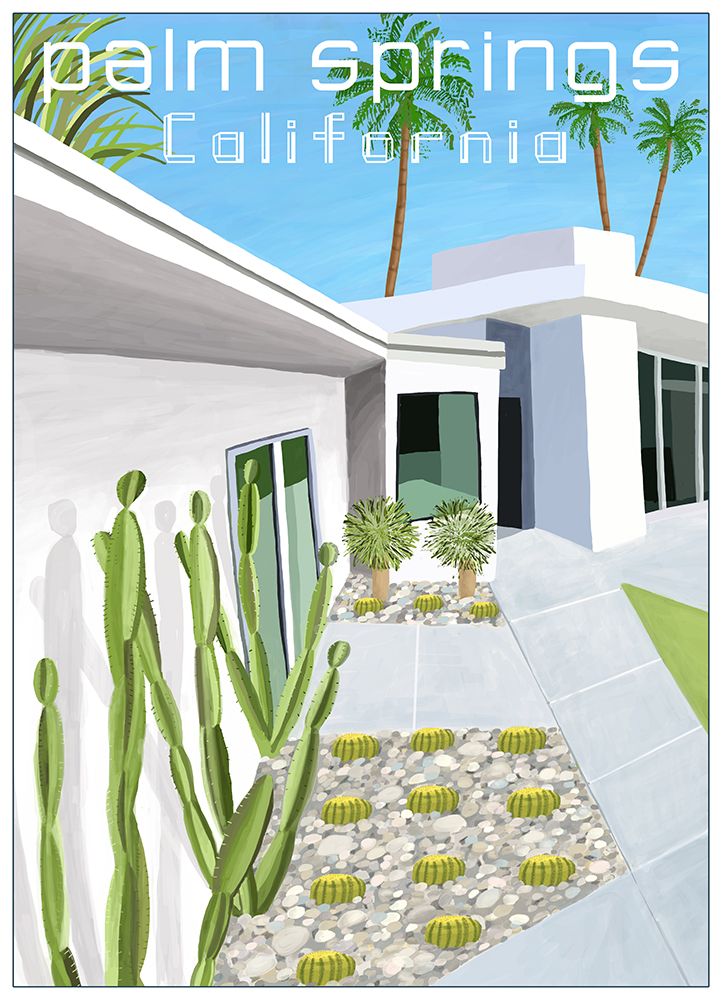 Dalc 196 Palm Springs 25x35 art print by Carla Daly for $57.95 CAD