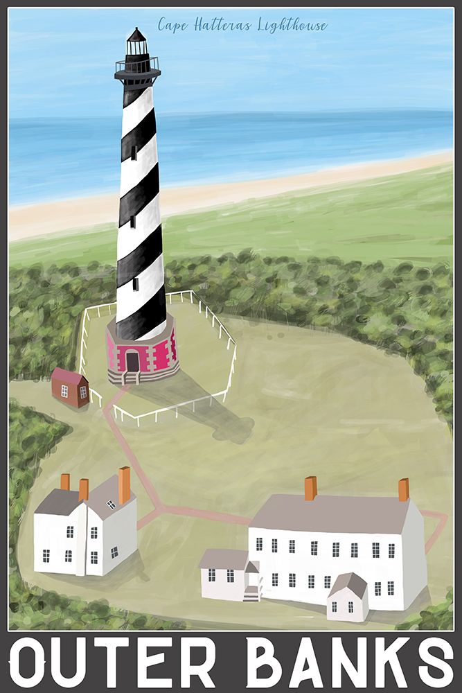 Dalc 197 Outer Banks Hatteras 25x35 art print by Carla Daly for $57.95 CAD