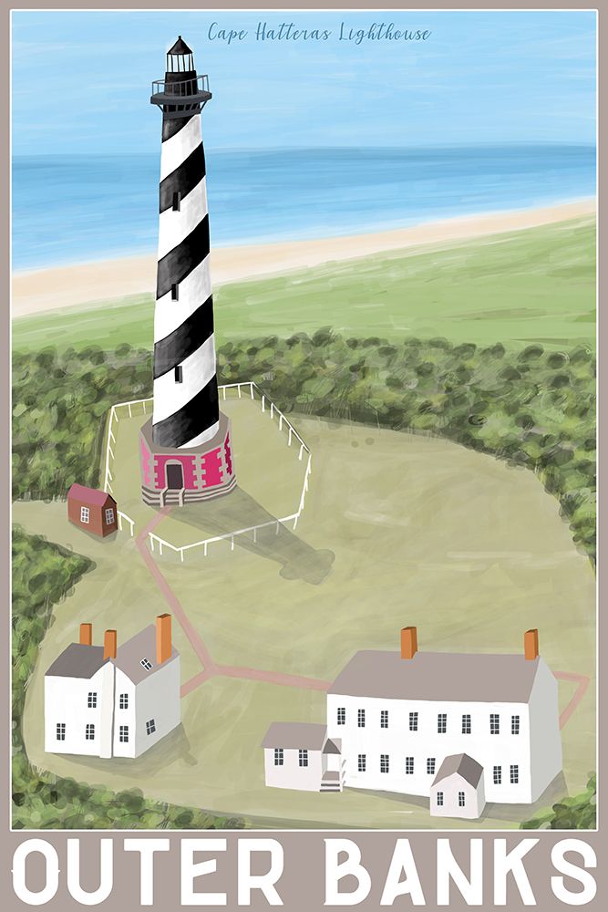 Dalc 197 Outer Banks Hatteras 25x35 art print by Carla Daly for $57.95 CAD