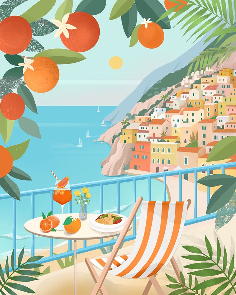 Italian Summer art print by Petra Lizde for $57.95 CAD