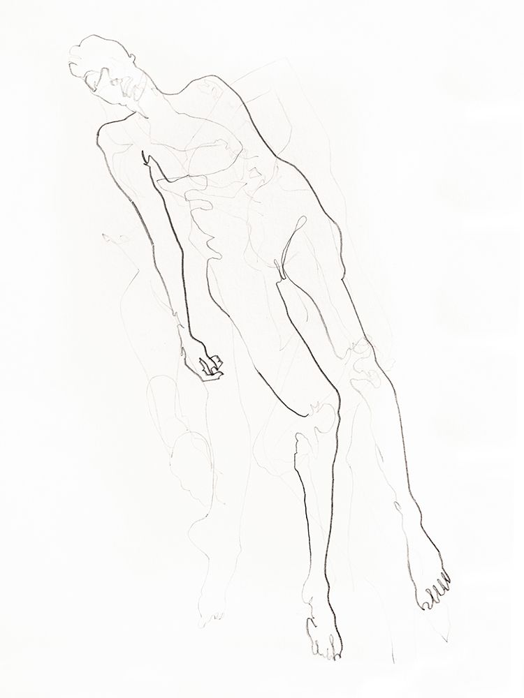 Misc Figure Study (erased) art print by Joshua Hoskins for $57.95 CAD