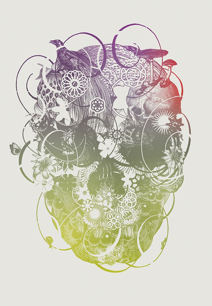 Skull art print by Jaco Putker for $57.95 CAD