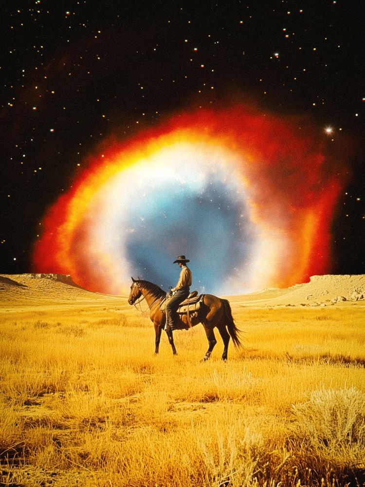 Nebula Cowboy art print by Taudalpoi for $57.95 CAD