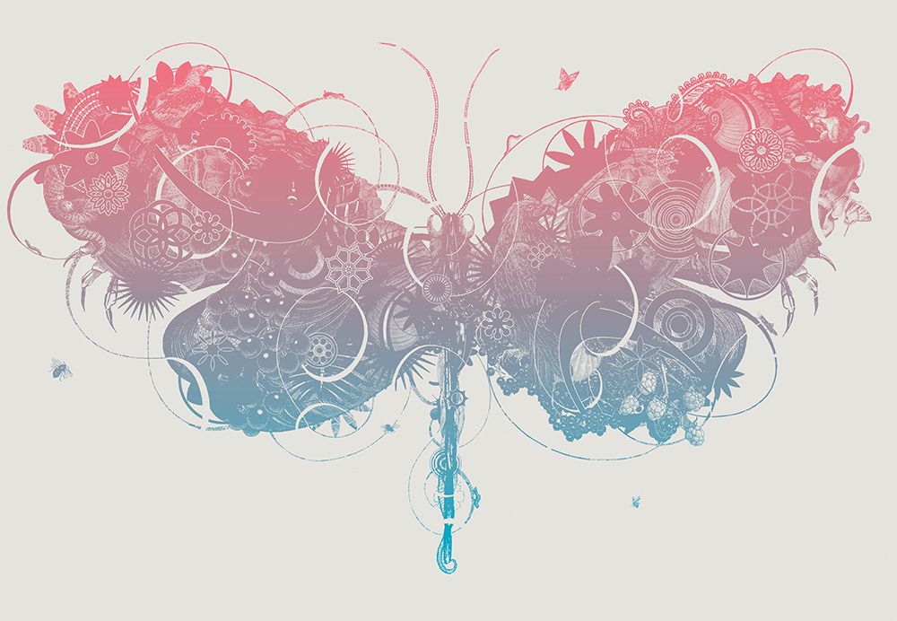 Butterfly 4 art print by Jaco Putker for $57.95 CAD