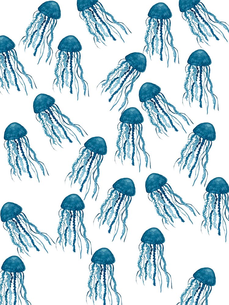 Jellyfish art print by Elizabeth C for $57.95 CAD