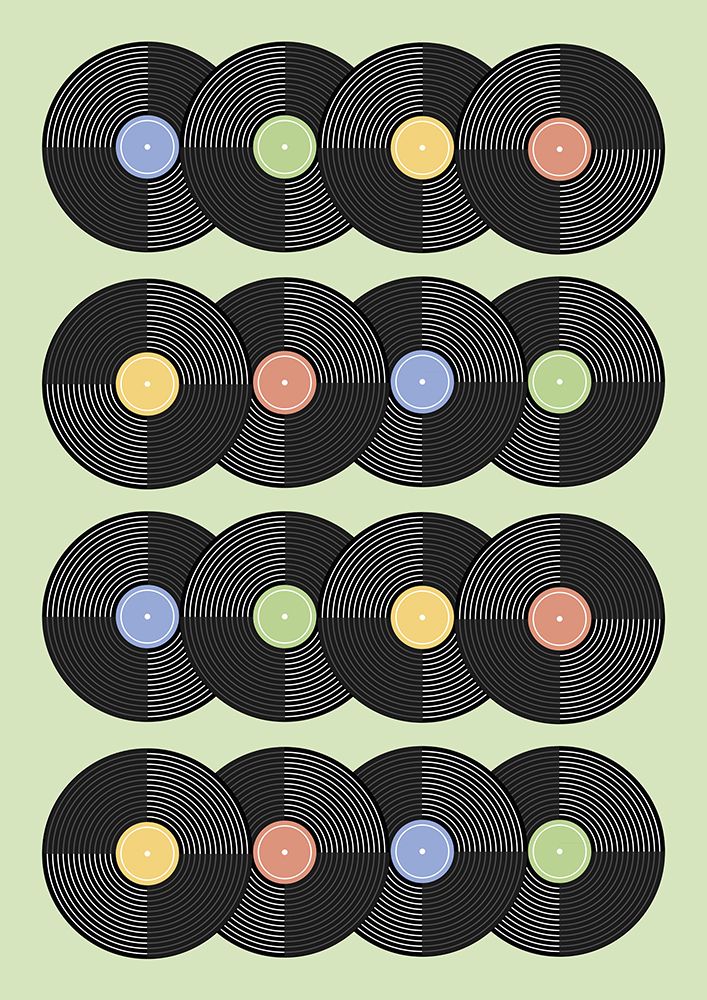 Vinyl Pattern #3 art print by kathrinmay for $57.95 CAD