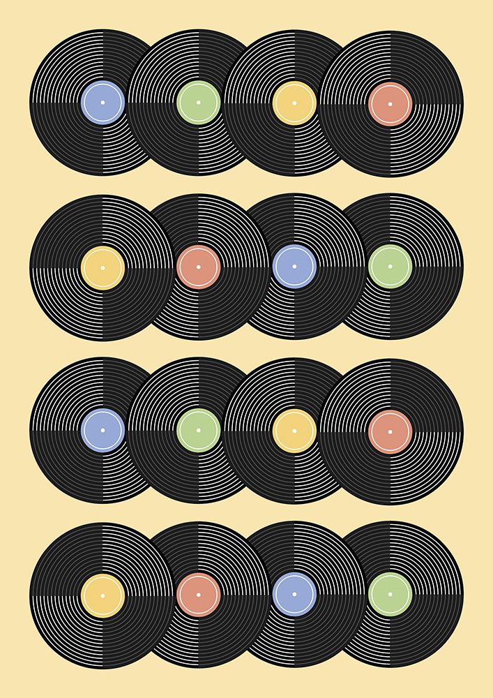 Vinyl Pattern #4 art print by kathrinmay for $57.95 CAD