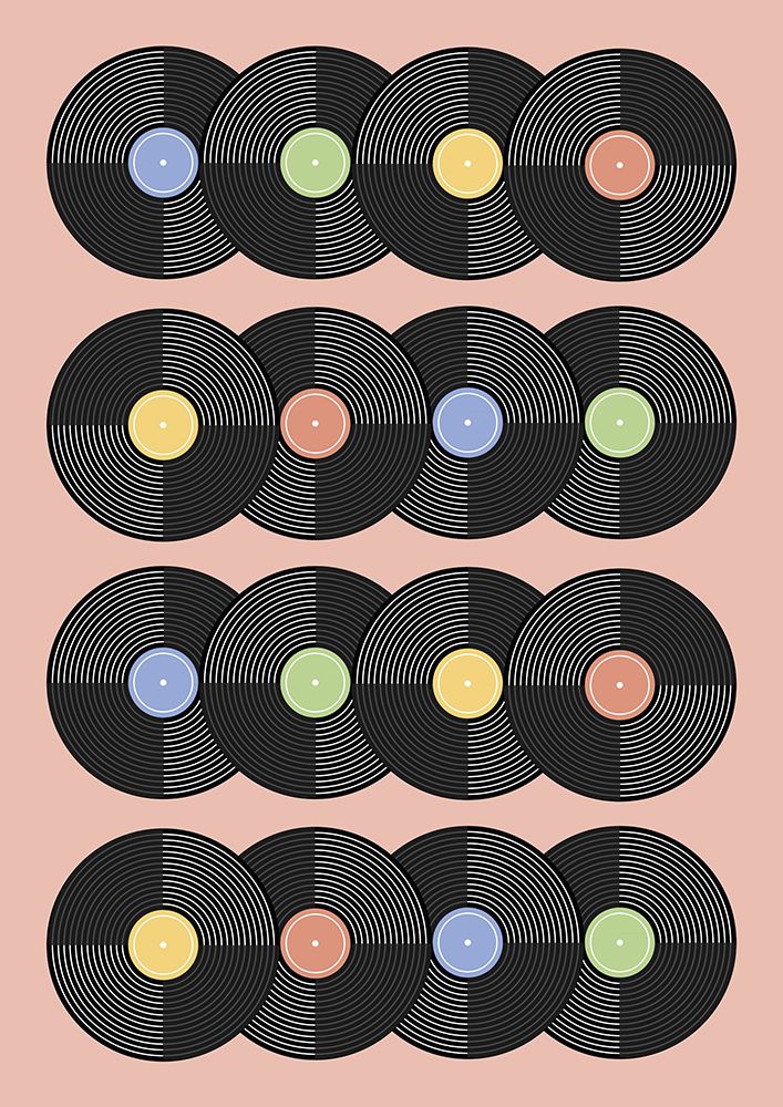 Vinyl Pattern #5 art print by kathrinmay for $57.95 CAD