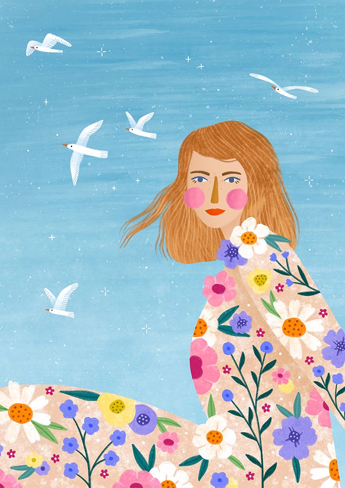 Floral Breeze art print by Bea Muller for $57.95 CAD