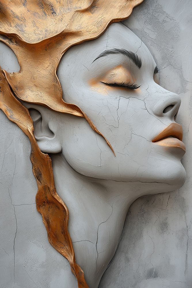 Gilded Serenity art print by Mauro for $57.95 CAD