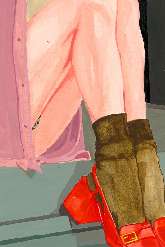 The Waiting Girl art print by Sophia Novosel for $57.95 CAD