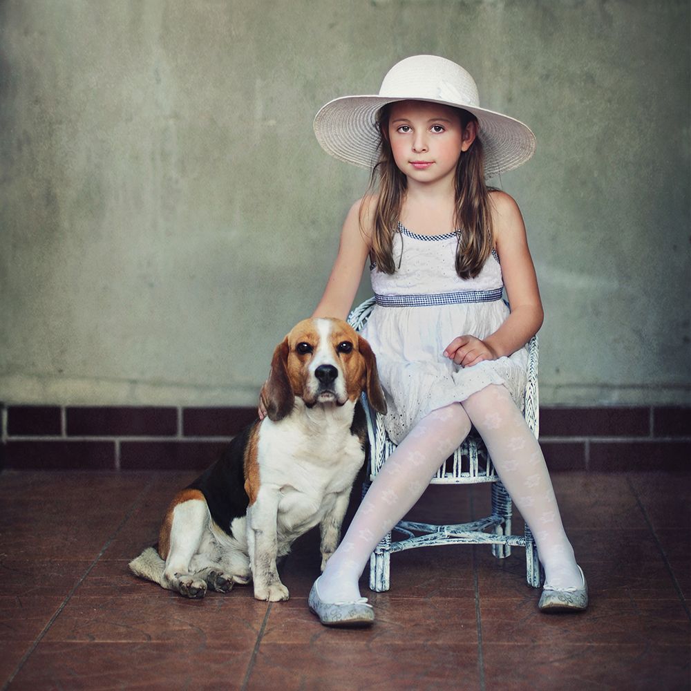 Portrait of two art print by Monique for $57.95 CAD