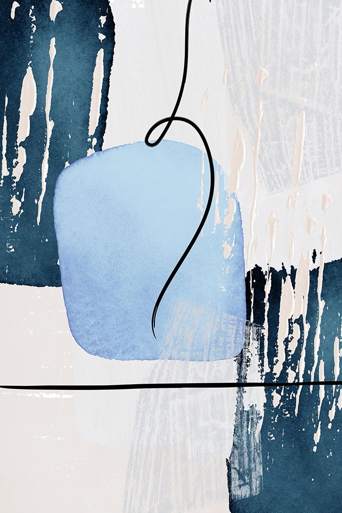 Serenity in Blue 2 art print by Sally Ann Moss for $57.95 CAD