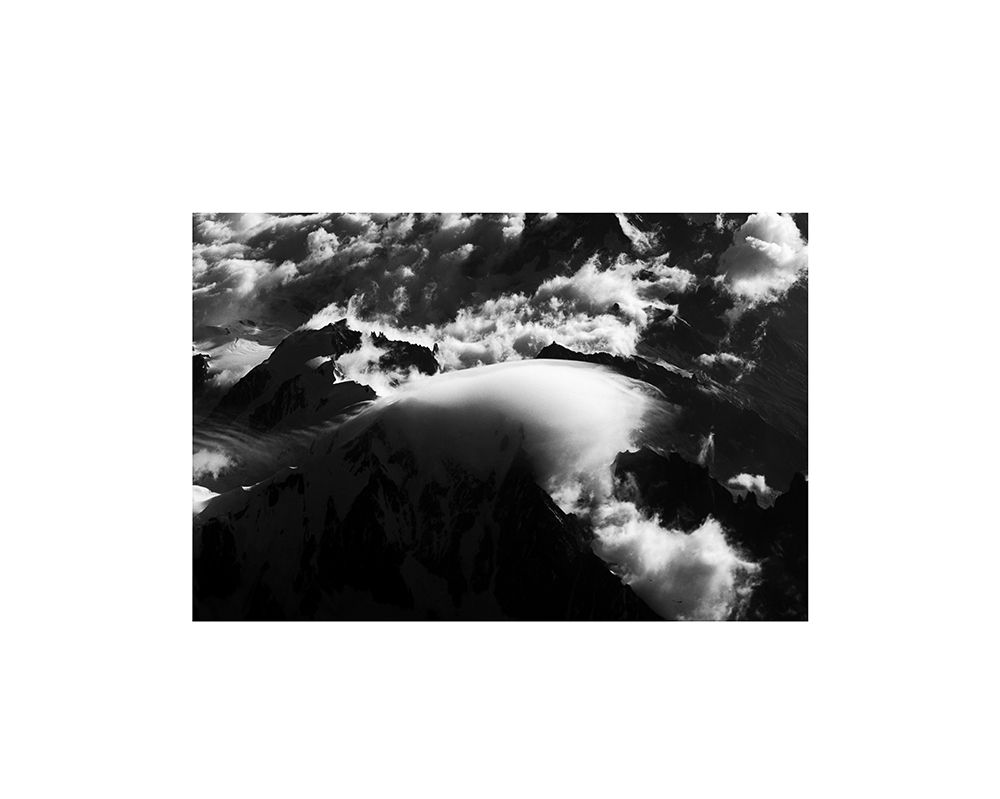 Sommet du Mount Blanc with clouds art print by Roberto Giudici for $57.95 CAD