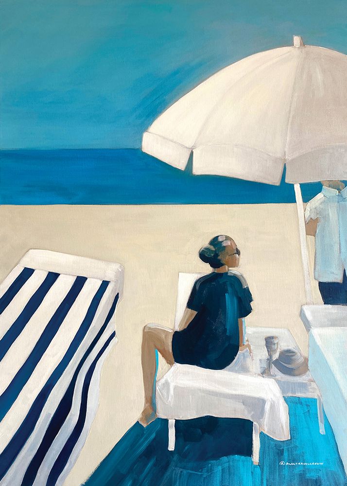 Mediterranean Beach Siesta 2 art print by Awol Art Alex for $57.95 CAD