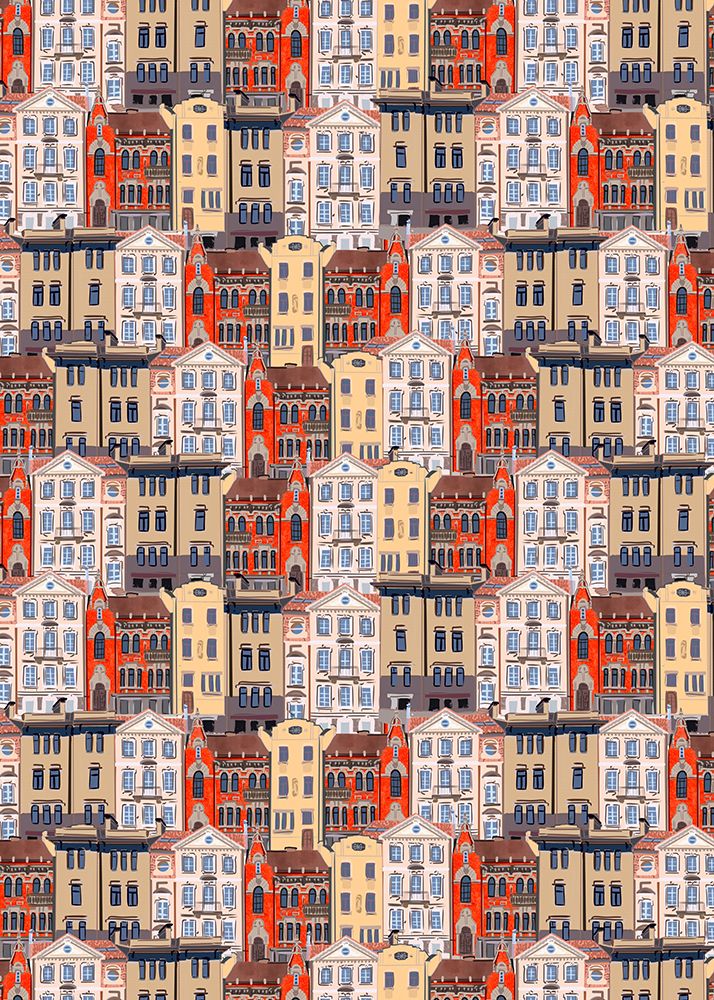 Urban Tapestry art print by Mela Patterns for $57.95 CAD