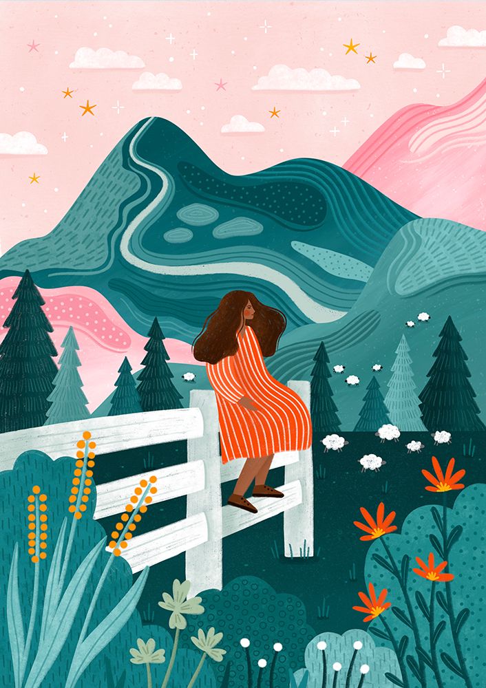 On the Fence art print by Bea Muller for $57.95 CAD