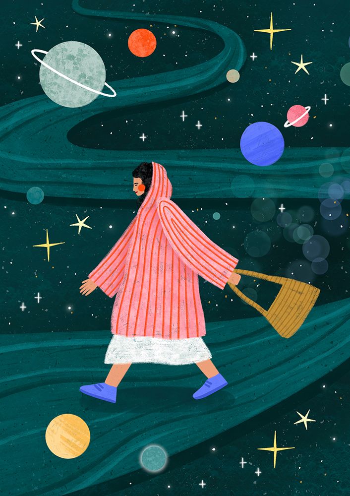Universe Walk art print by Bea Muller for $57.95 CAD