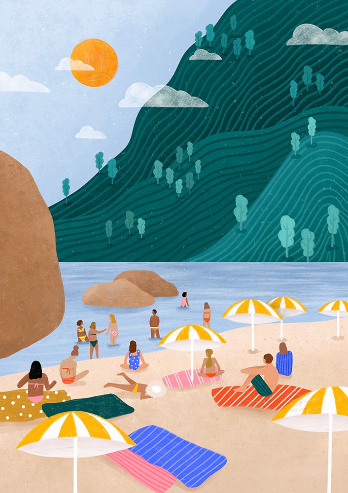 The Holiday art print by Bea Muller for $57.95 CAD