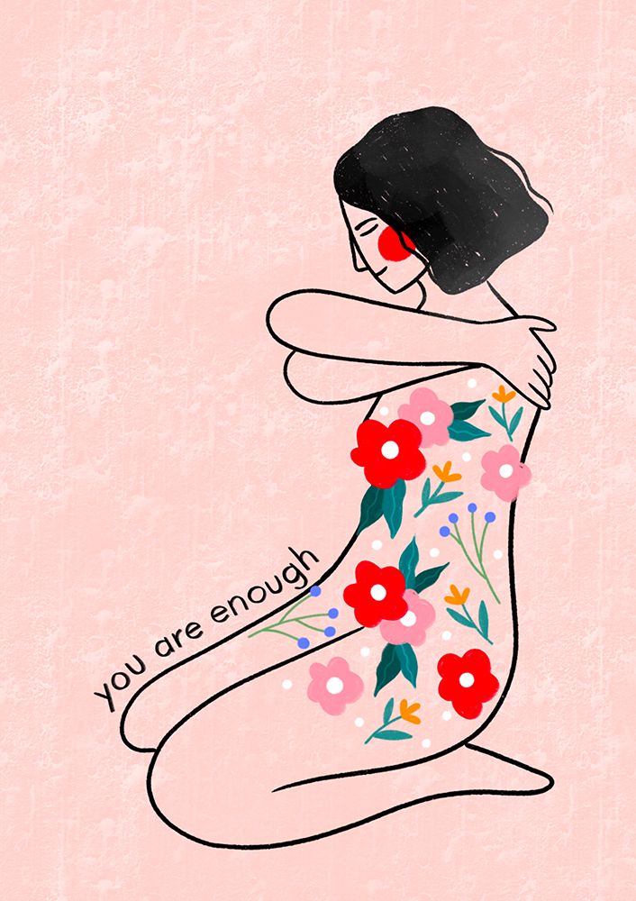 You Are Enough art print by Bea Muller for $57.95 CAD