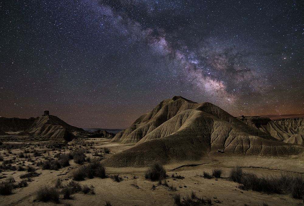 Desert milky way art print by Inigo Cia for $57.95 CAD