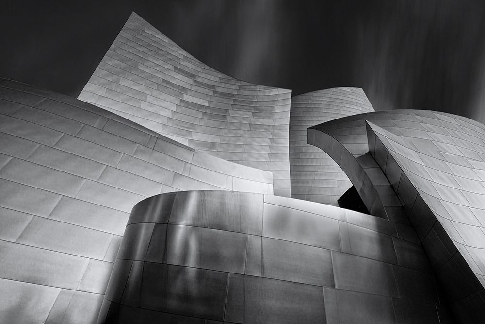 Disney Music Hall art print by Steve Buffington for $57.95 CAD