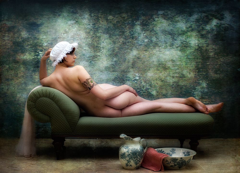 Reclining Carley art print by kenp for $57.95 CAD