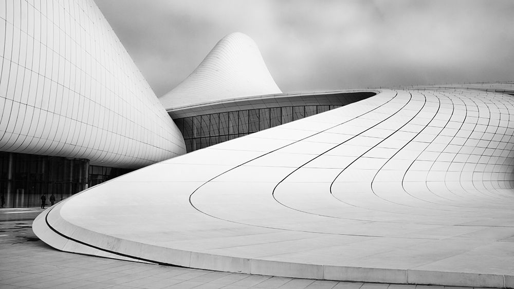 Heydar Aliyev Centre art print by Richard Krchnak for $57.95 CAD