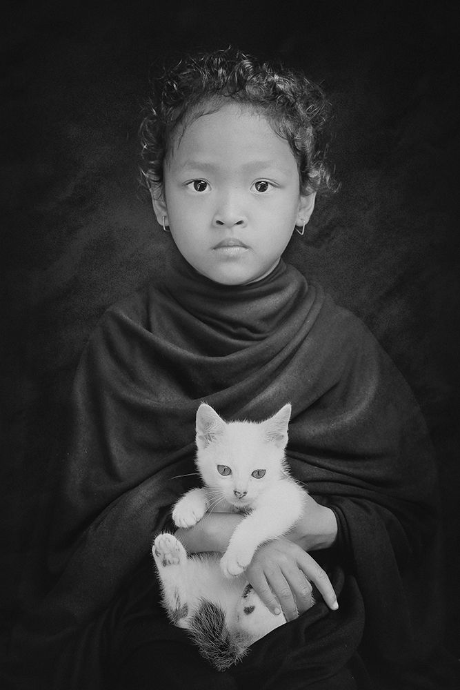 My White Cat art print by Jay Satriani for $57.95 CAD