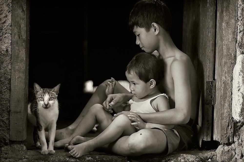 Distraction art print by Raymond Sitanggang for $57.95 CAD