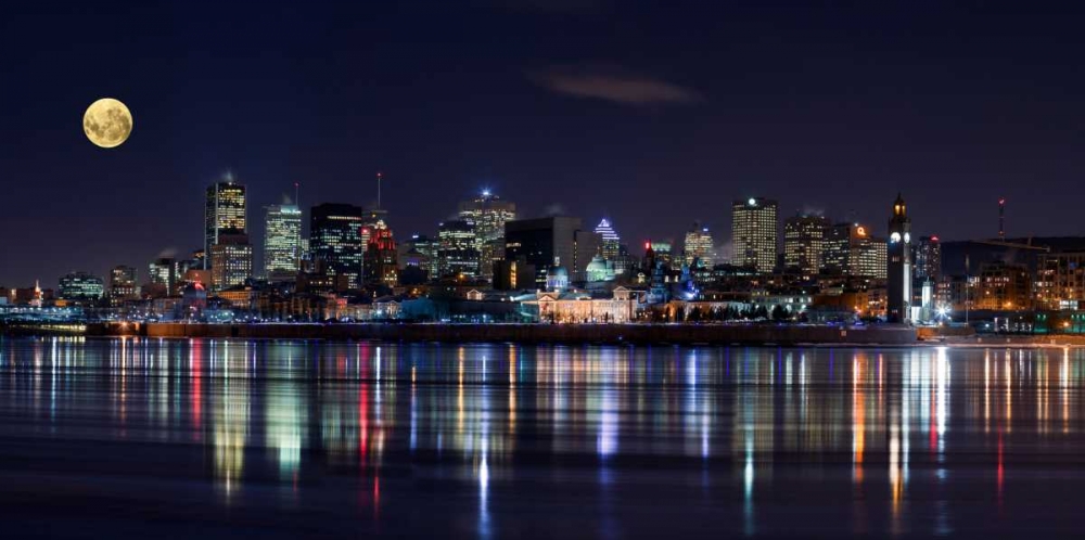 Montreal Night art print by Yuppidu for $57.95 CAD