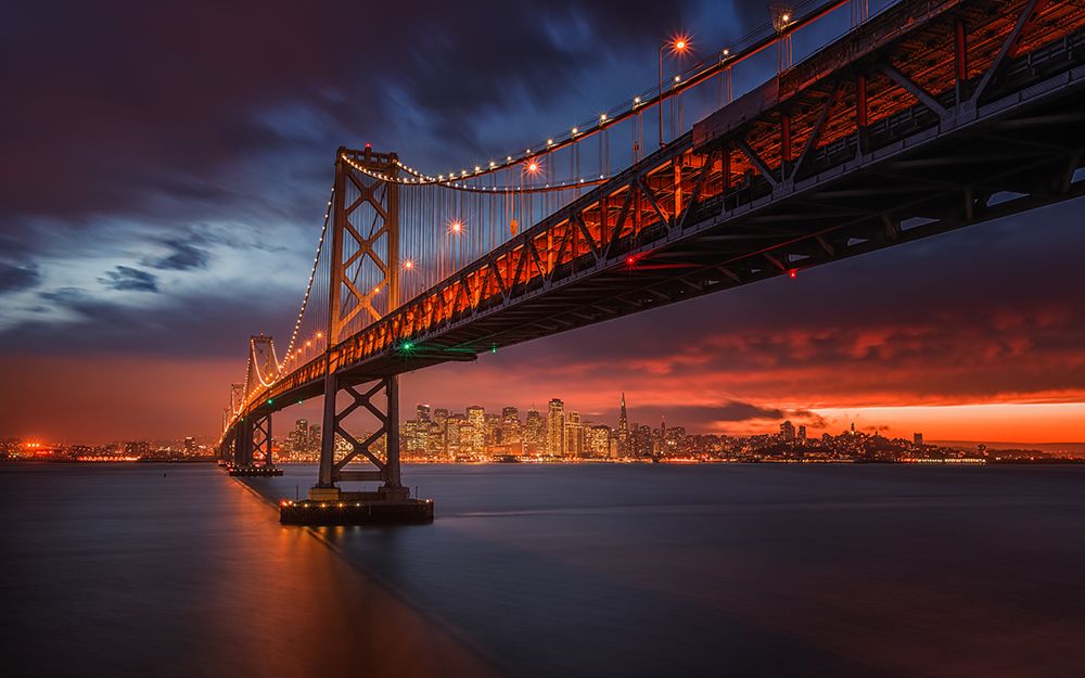 Fire Over San Francisco art print by Toby Harriman for $57.95 CAD