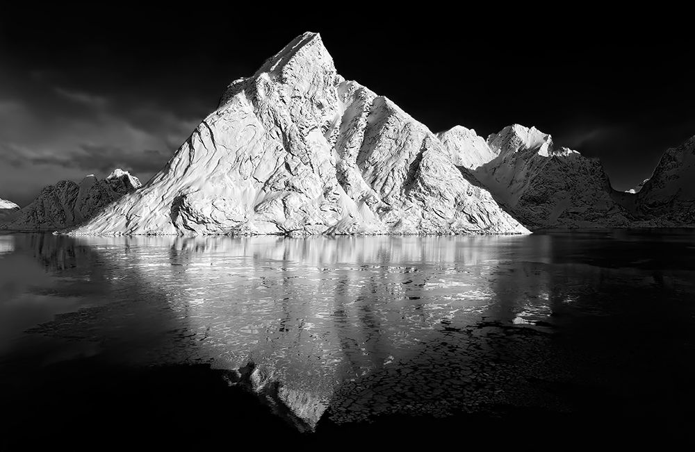 The white mountain art print by Liloni Luca for $57.95 CAD
