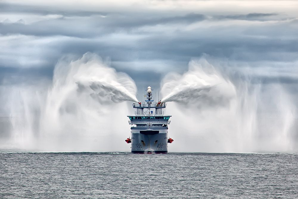 Norwegian Coast Guard art print by Roy Samuelsen for $57.95 CAD