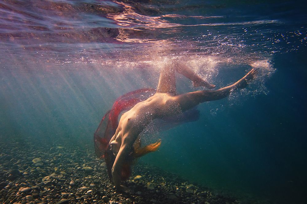 Dives In Beams art print by Dmitry Laudin for $57.95 CAD