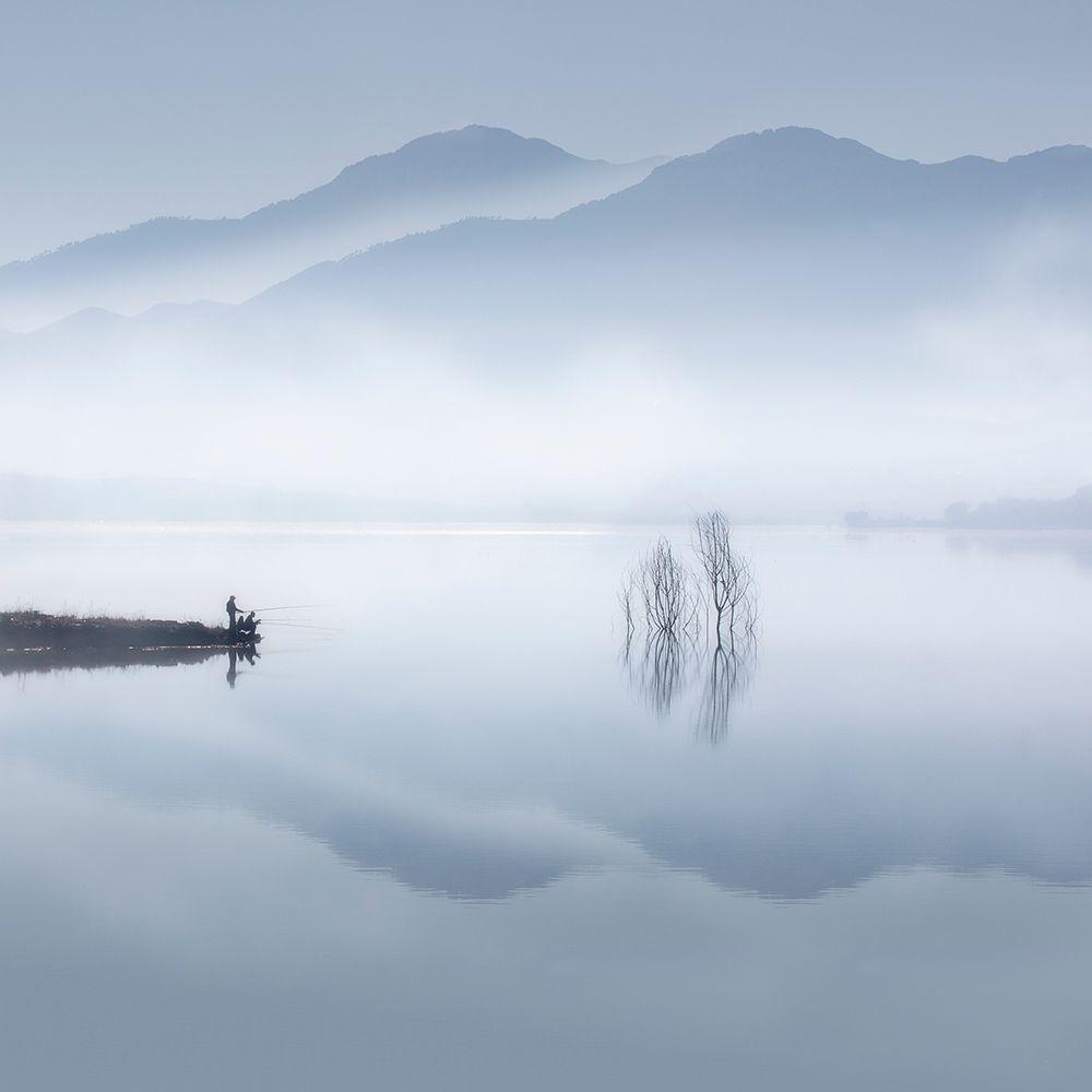 Blue Silence art print by Jose Beut for $57.95 CAD