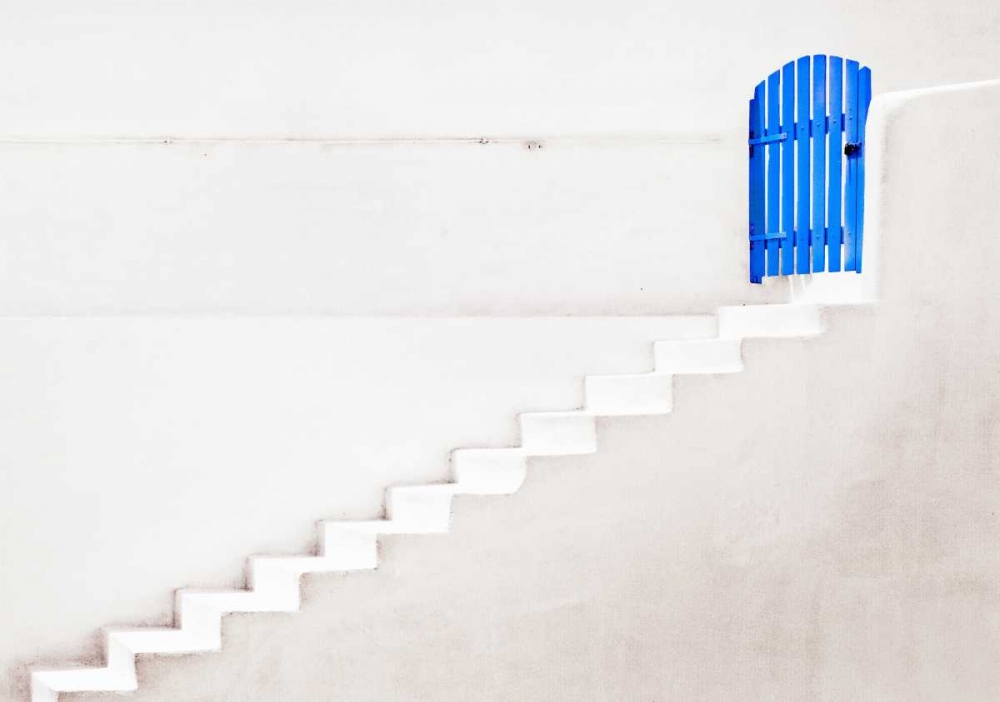The Blue Gate art print by Linda Wride for $57.95 CAD