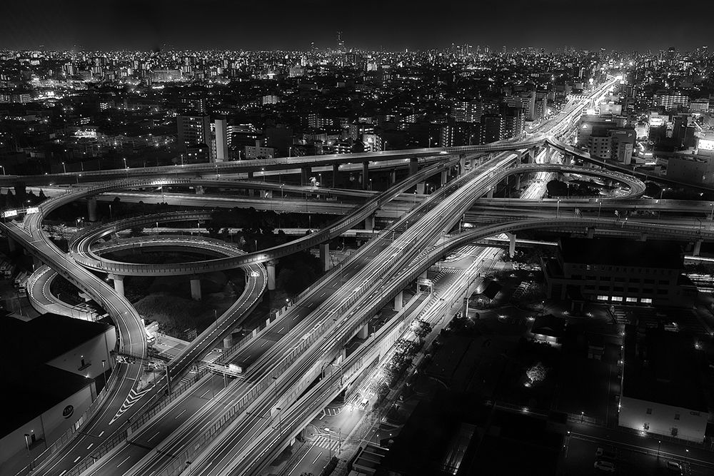 motorway art print by Koji Sugimoto for $57.95 CAD