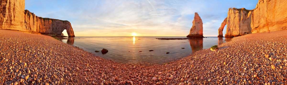Sunset In A?Tretat art print by Valeriy Shcherbina for $57.95 CAD